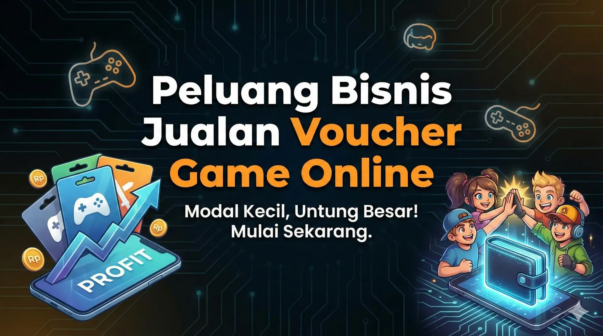Peluang Bisnis Jualan Voucher Game Online Menguntungkan dengan Gala Reload