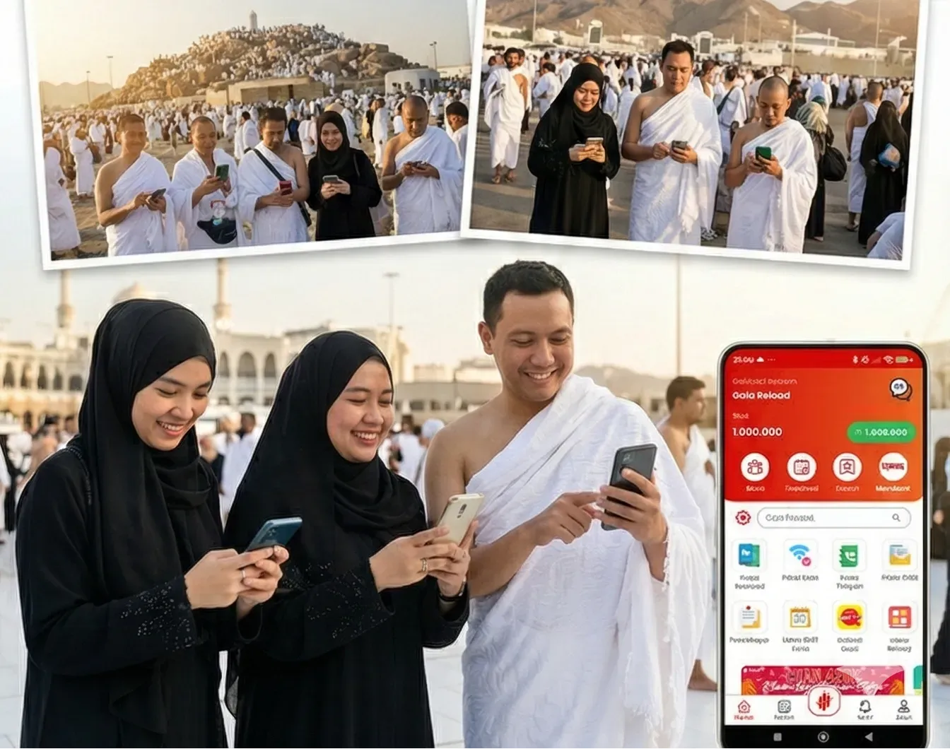 Paket Data Roaming Umroh & Haji Gala Reload