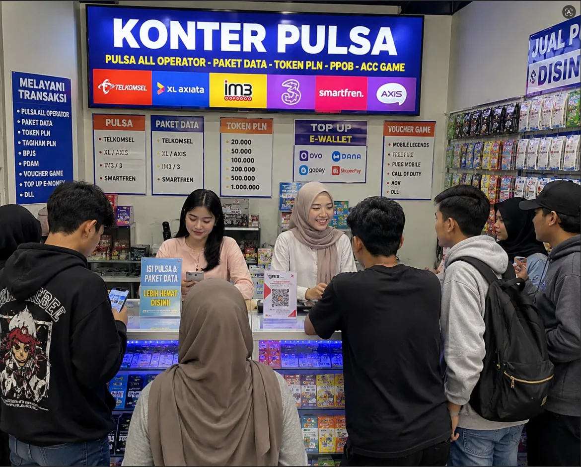 Sudah Punya Banyak Konter Pulsa Tapi Omset Menurun?