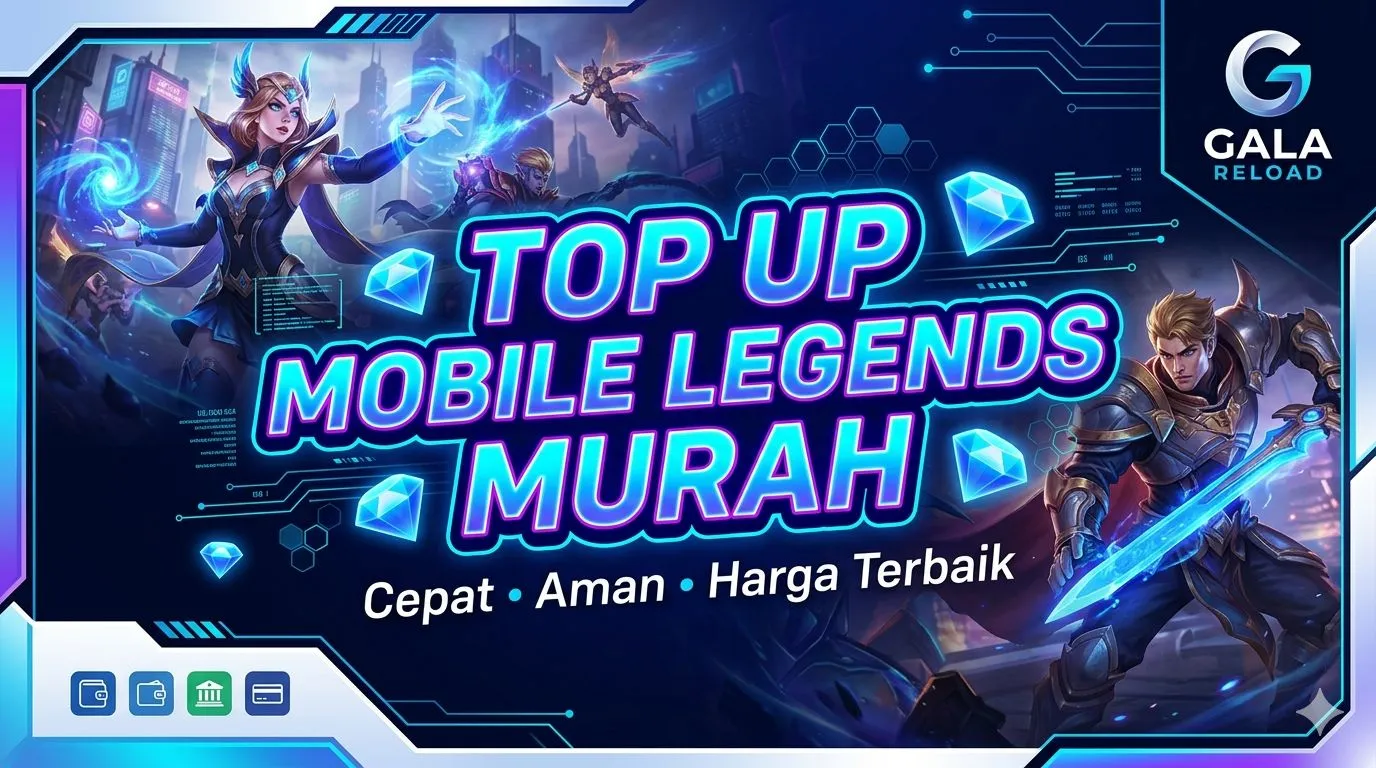 Top Up Mobile Legends, FF, Roblox Murah di Gala Reload