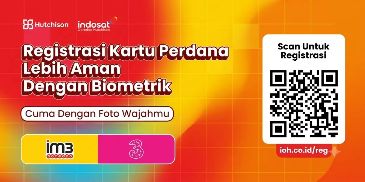 Wajib Tahu! Registrasi Kartu IM3 & Tri Sekarang Pakai Foto Wajah (Biometrik), Ini Cara Lengkapnya!